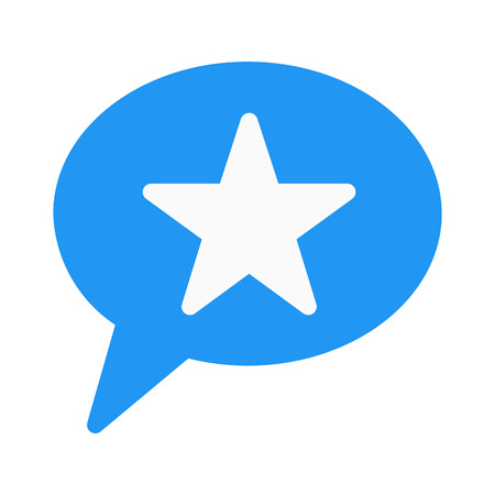 Favorite or Starred Chatのイラスト素材