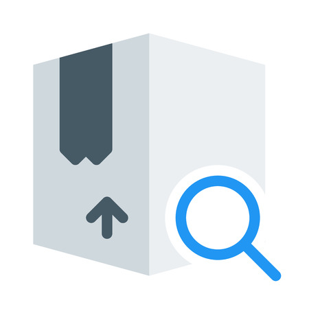 Search Shipment Boxのイラスト素材