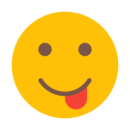 Tongue Out Faceのイラスト素材