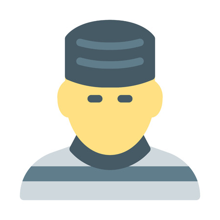 Prisoner in Uniformのイラスト素材