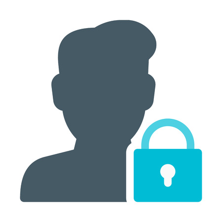 Lock Userのイラスト素材