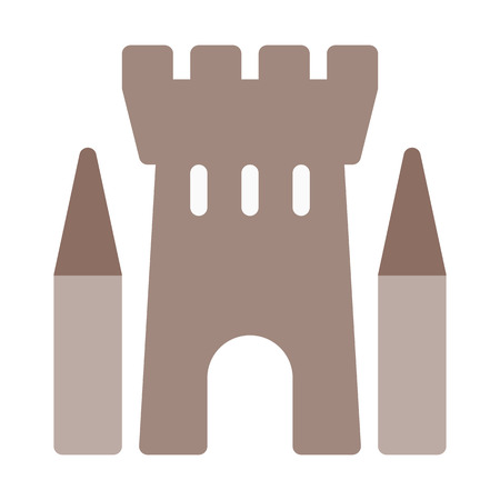Ancient Castle Structureのイラスト素材
