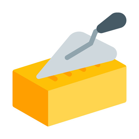 Trowel And Brickのイラスト素材