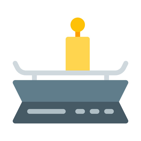 Weighing scale measurementのイラスト素材