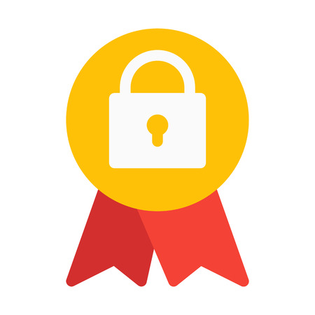 Lock Award Badgeのイラスト素材