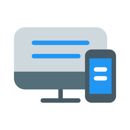 Responsive design technologyのイラスト素材