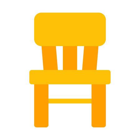 Wooden Rest Chairのイラスト素材