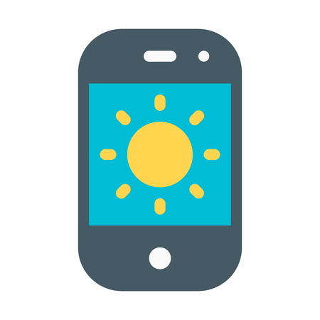 Phone Brightness Settingのイラスト素材
