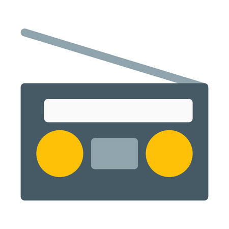 Radio with Antennaのイラスト素材