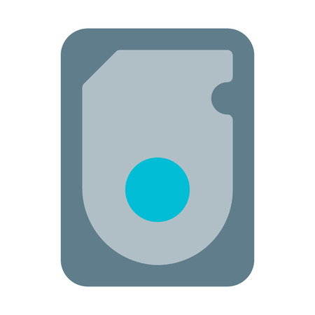 Computer Hardware, HDDのイラスト素材