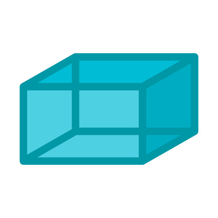 Cuboid shape boxのイラスト素材