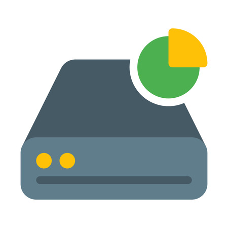 Disk Drive Storageのイラスト素材