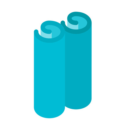 paper rollsのイラスト素材