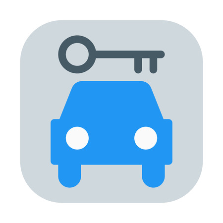 Locked Parking Spaceのイラスト素材