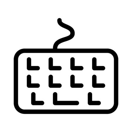 Keyboardのイラスト素材