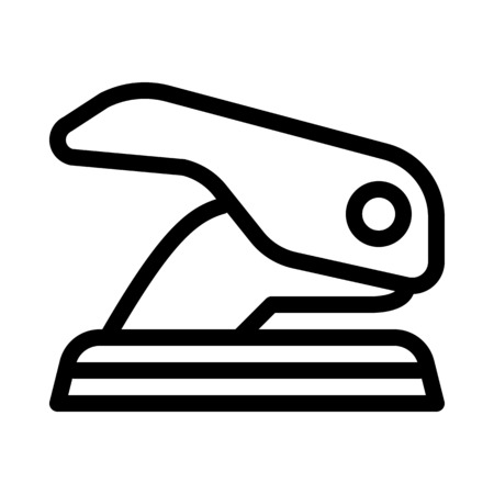Hole Puncher Machineのイラスト素材