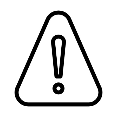 Attention Warning Signのイラスト素材