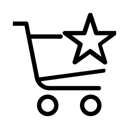 Favorite or Starred Cartのイラスト素材