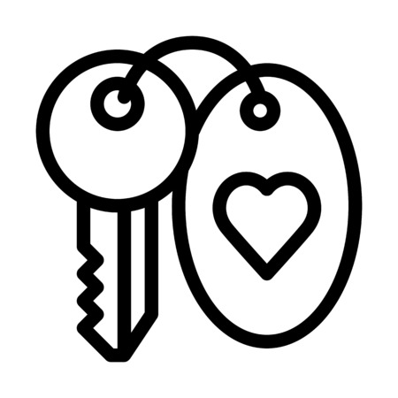 Favorite House Keyのイラスト素材