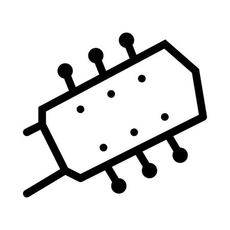 Guitar Head Adjustmentのイラスト素材