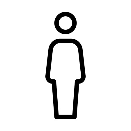 Male Bathroom Signboardのイラスト素材