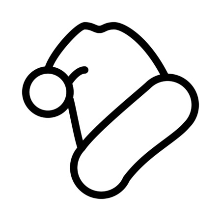 Winter Santa Hatのイラスト素材