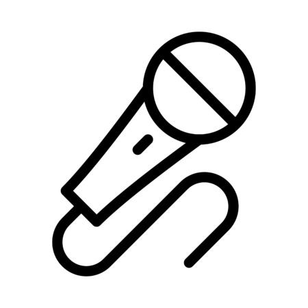 Wired Performance Micのイラスト素材