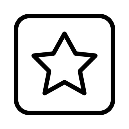 Rectangle Star Shapeのイラスト素材