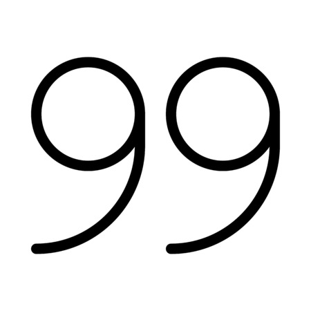 Upper Quote Symbolのイラスト素材