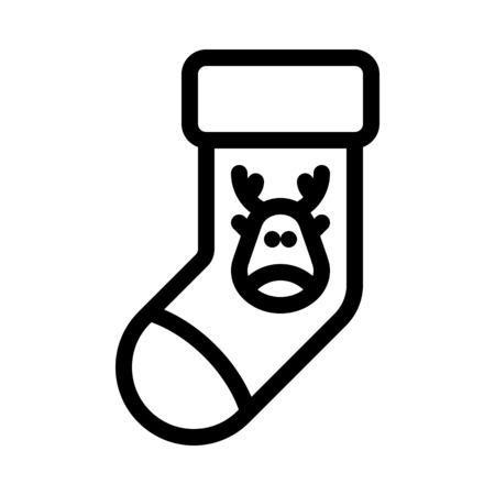 winter sockのイラスト素材