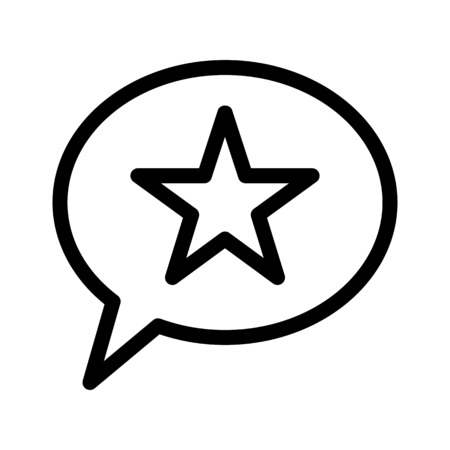 Favorite or Starred Chatのイラスト素材