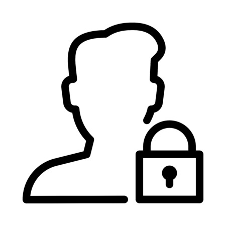 Lock or Protected Userのイラスト素材