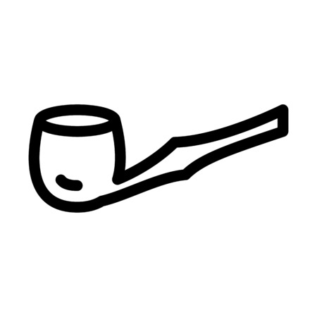 Tobbaco Smoking Pipeのイラスト素材