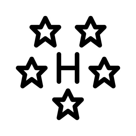 Five Star Hotelのイラスト素材