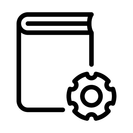 Book Settings and Preferencesのイラスト素材