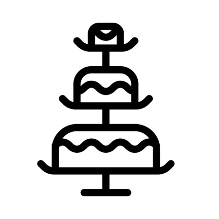 wedding cakeのイラスト素材