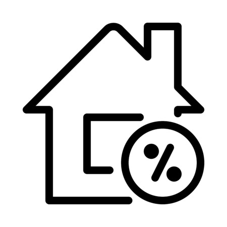 House Percentage Discountのイラスト素材