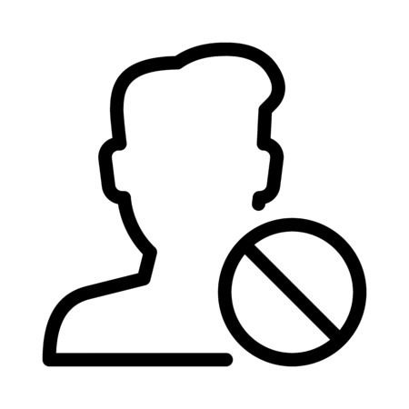 Disable Userのイラスト素材