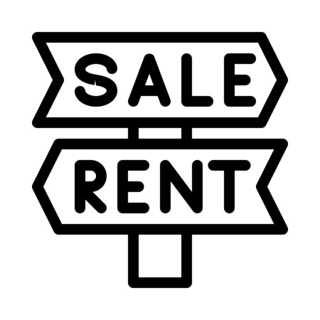 Rent Sale Signのイラスト素材