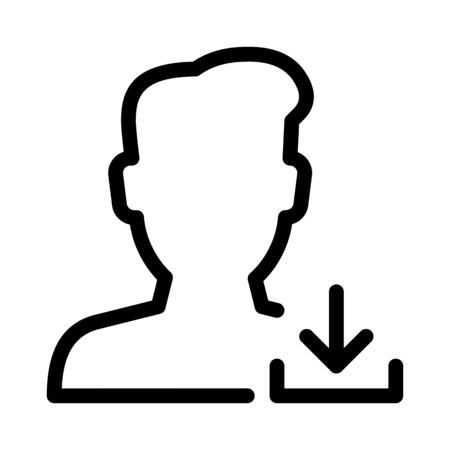 User Downloadのイラスト素材