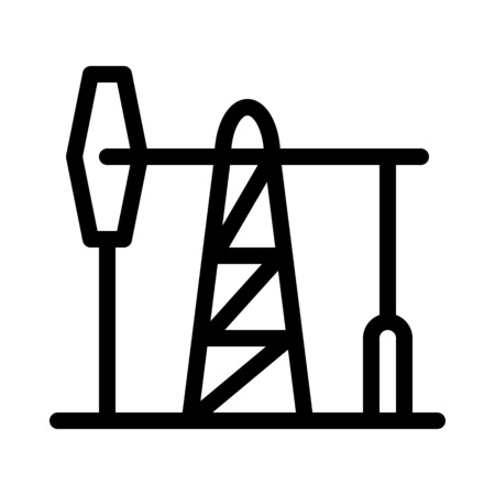 Oil Extractor Rigのイラスト素材