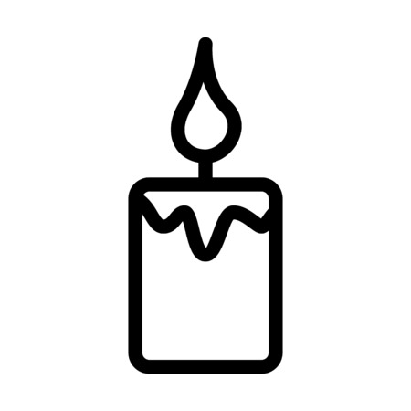 Soft Light Candleのイラスト素材
