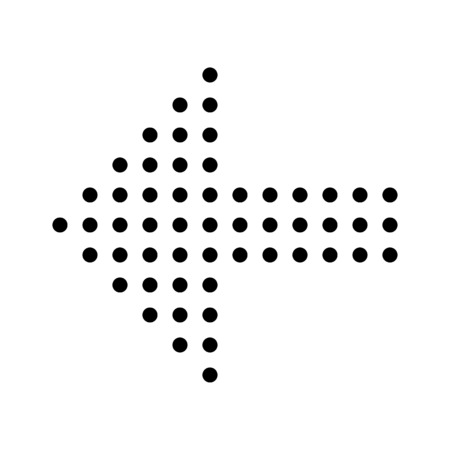 Dotted Left Arrowのイラスト素材