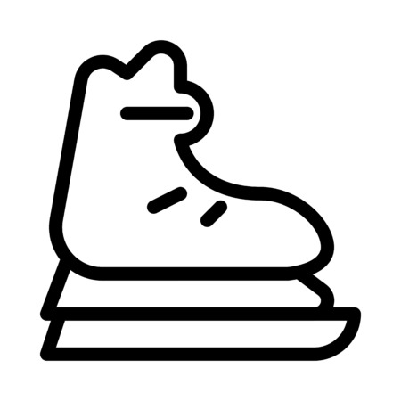 Ice Hockey Skateのイラスト素材