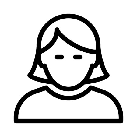 Female User Profileのイラスト素材