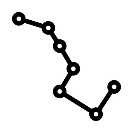 Constellation pattern Starsのイラスト素材