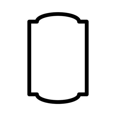 blank vertical frameのイラスト素材