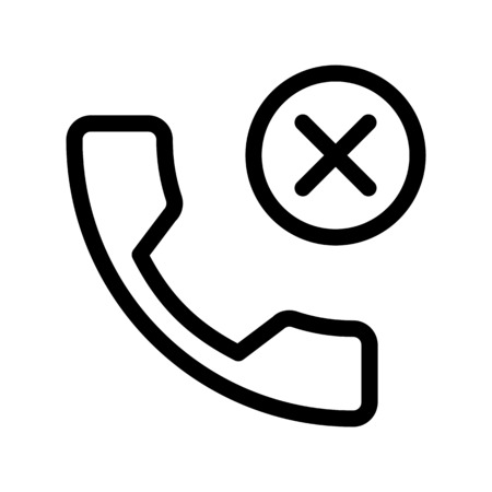 Clear or Delete Callのイラスト素材