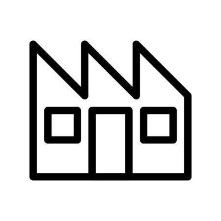 Production Plant Warehouseのイラスト素材