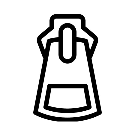 Zipper Cloth Accessoriesのイラスト素材